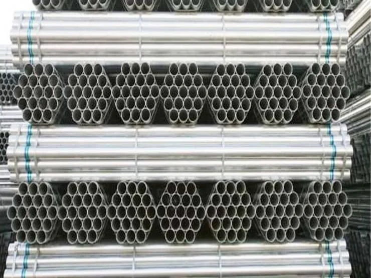 Hot dipped gi galvanized round steel pipe