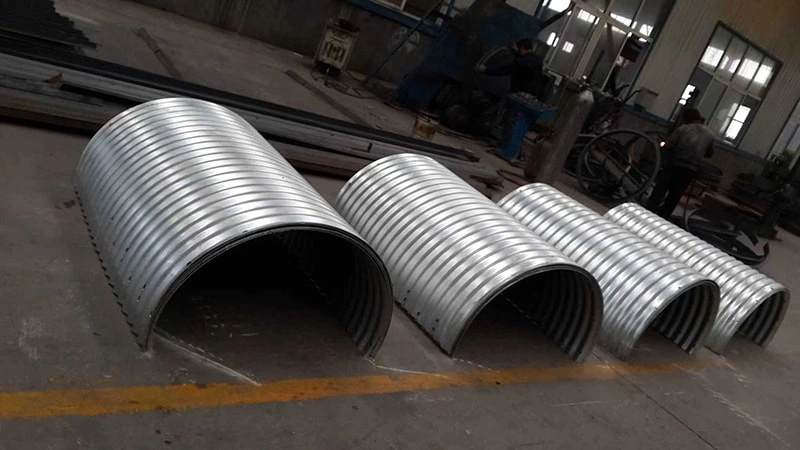 New production plan: GI Corrugated Culverts pipes 