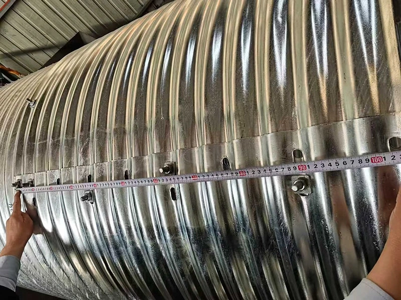 New production plan: GI Corrugated Culverts pipes 