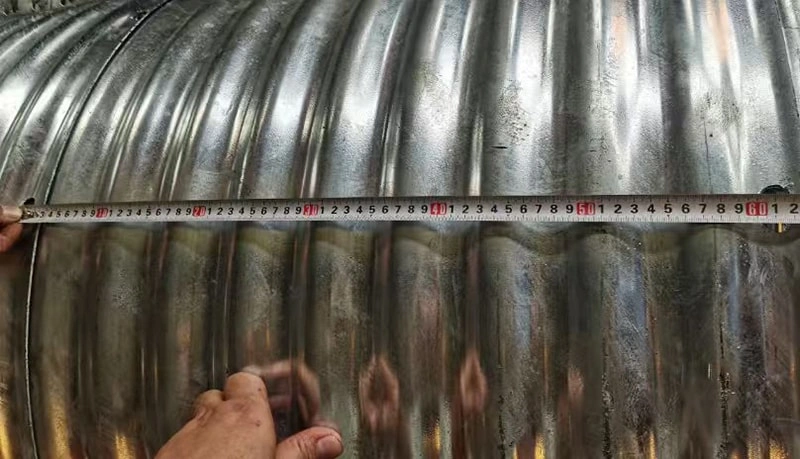 New production plan: GI Corrugated Culverts pipes 