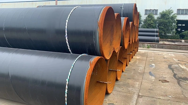 plastic-coated steel pipes
