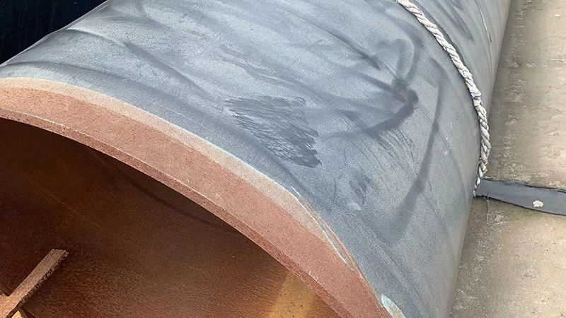 plastic-coated steel pipes