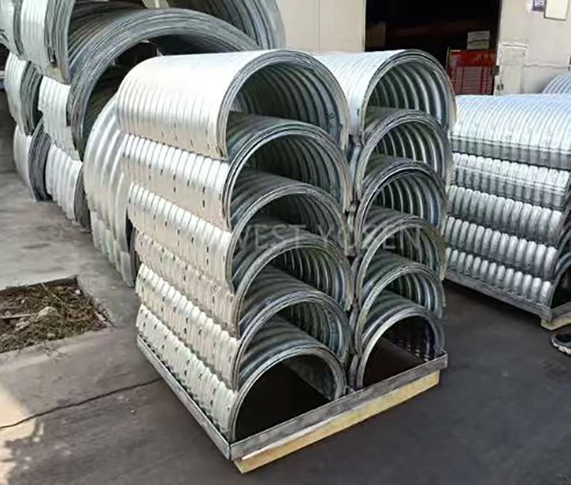 Corrugated pipe culvert is also called metal corrugated pipe culvert or steel corrugated culvert