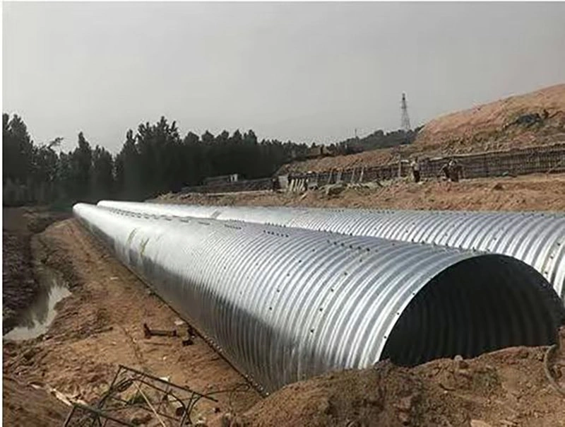 corrugated pipe culverts