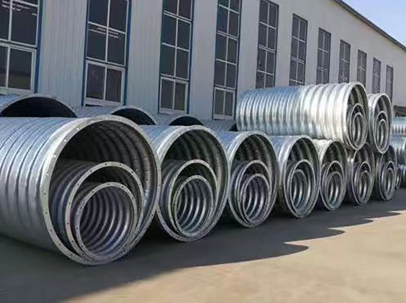 corrugated pipe culverts