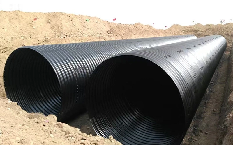Corrugated culvert pipe