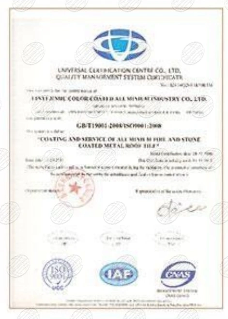 Certificates