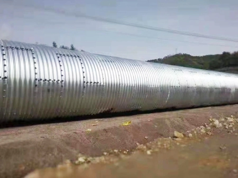 Steel culvert pipe