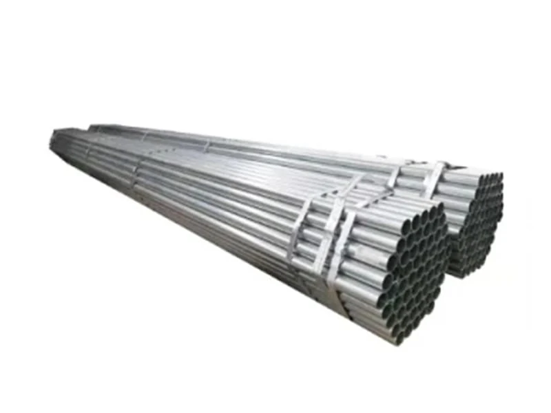 Gi Welded Zinc Coated Round ERW Thread Grooved Galvanized Steel Pipe