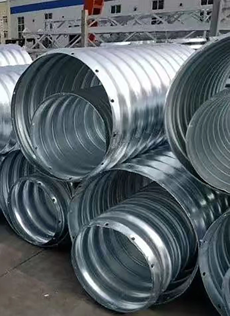 The structural types of corrugated steel pipe