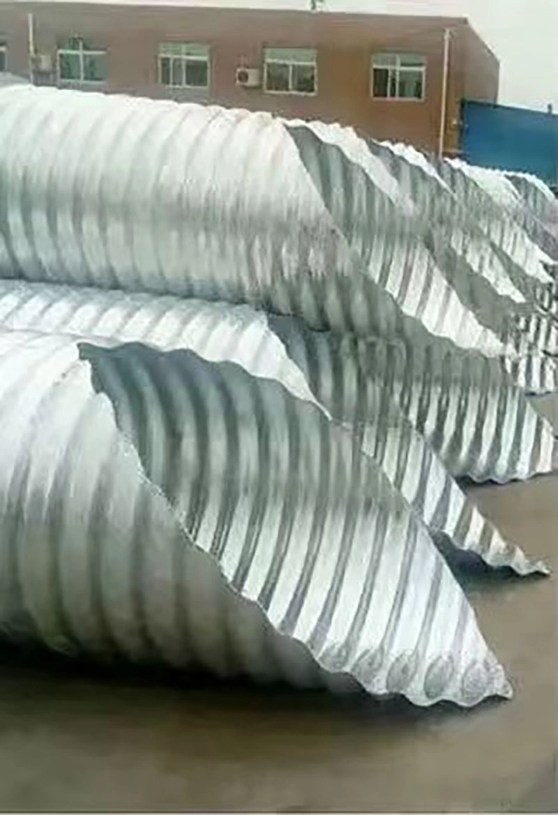 The structural types of corrugated steel pipe